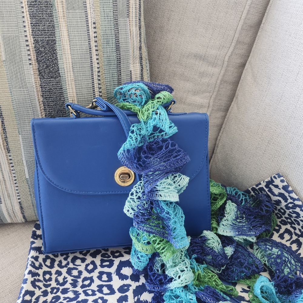 Elegant Blue Handbag